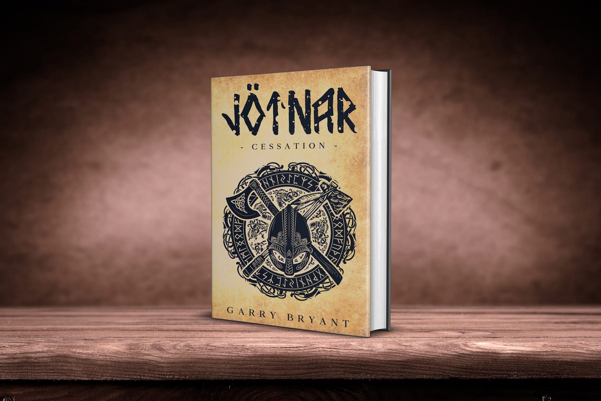 Jötnar: Cessation — 3D book mockup
